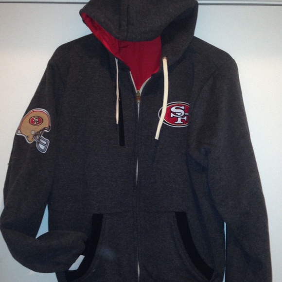 49ERS San Francisco Tradition Reversible Hoodie Jacket By G-III NFL Lic. - NEW